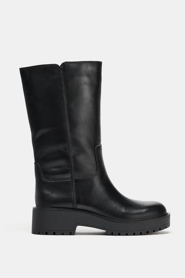 BOTA PEL SOLA TRACK WATER REPELLENT - Negro de Zara