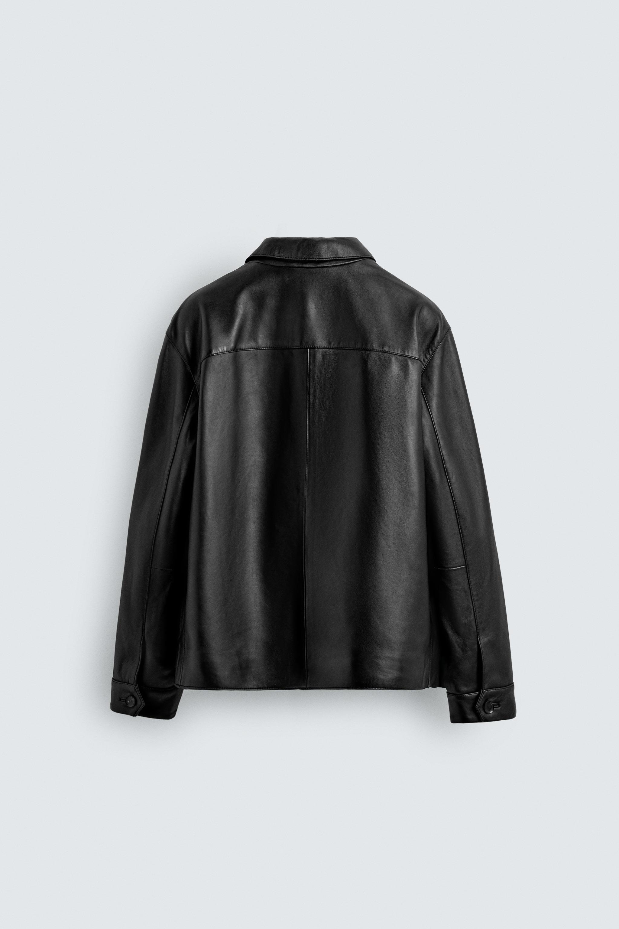 BLOUSON EN CUIR