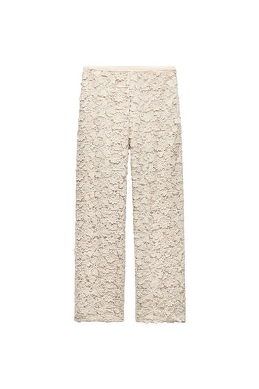 LONG CROCHET TROUSERS