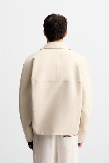 RELAXED FIT BOMBER JACKET - Sand by Zara - Image 2