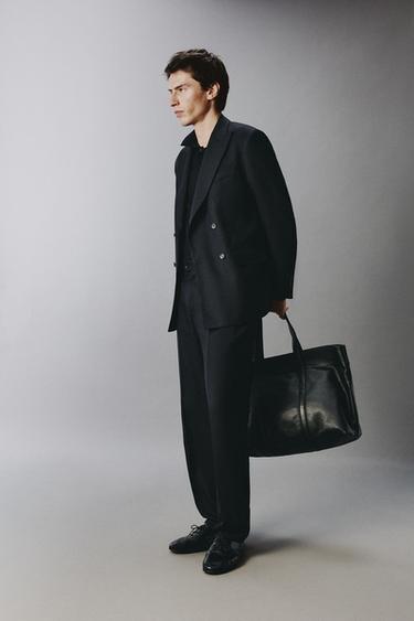 REGULAR FIT DOUBLE-BREASTED BLAZER SUIT - Brown / Green by Zara - Image 0