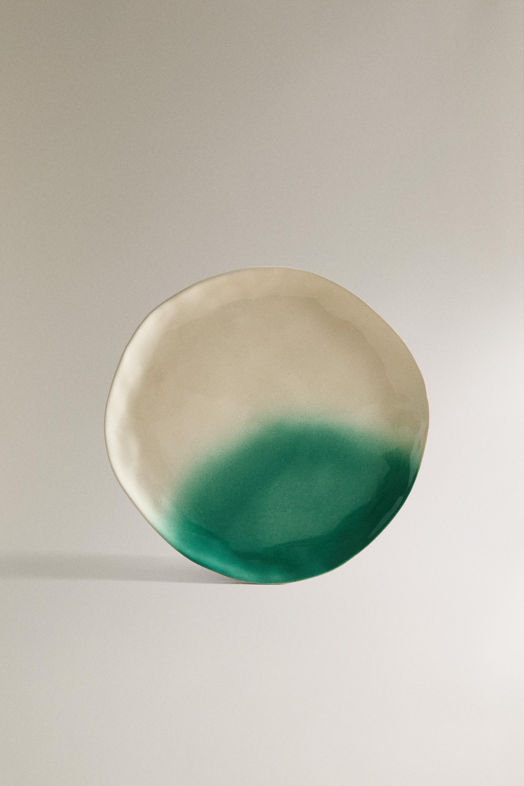 OMBRÉ STONEWARE DESSERT PLATE X COLLAGERIE