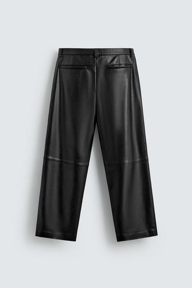 PANTALON RELAXED FIT - Noir de Zara - Image 7