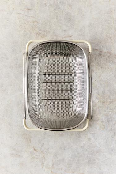 METAL COLANDER - Cream by Zara