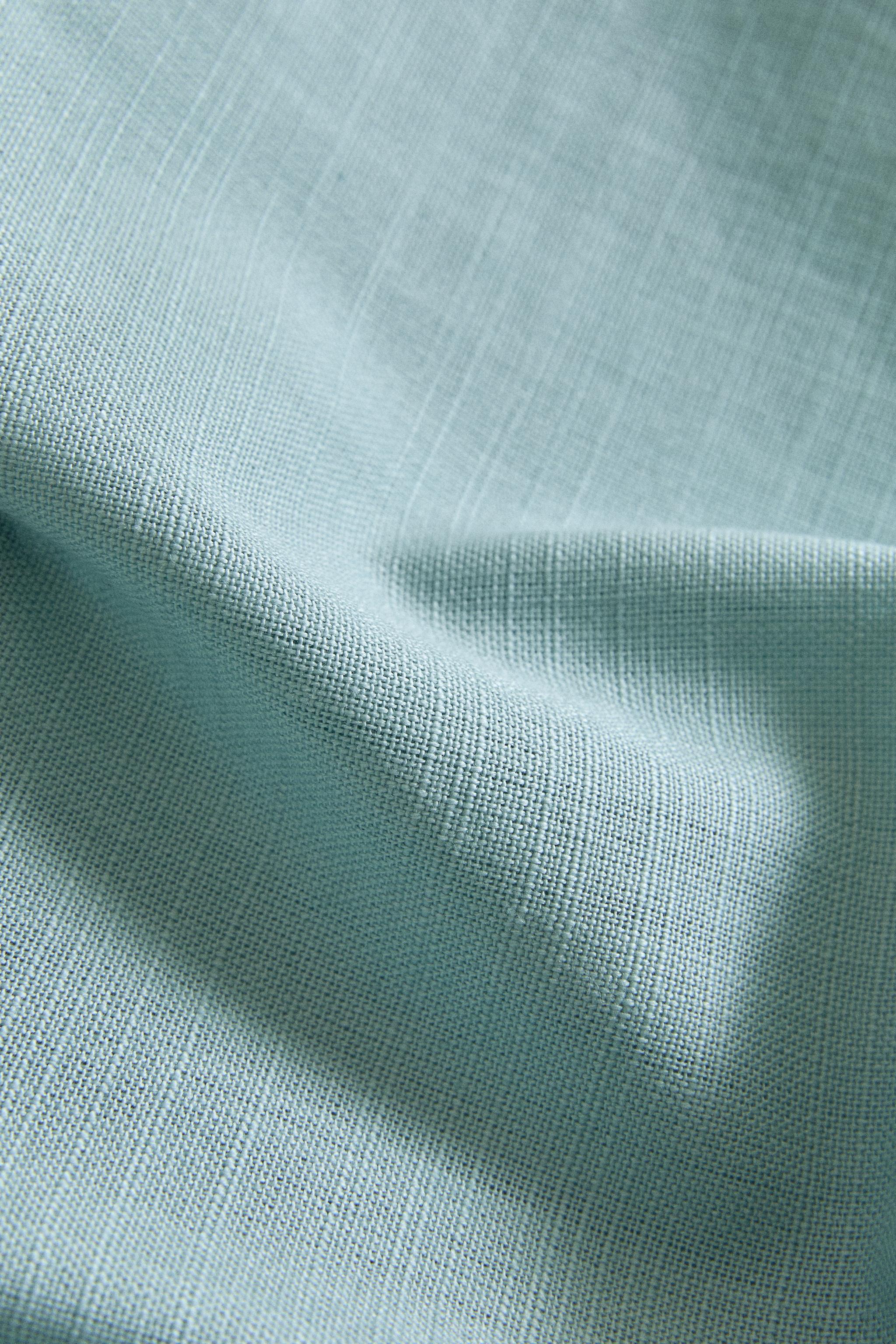 Zara HEMSTITCHED COTTON TABLECLOTH — фото 4
