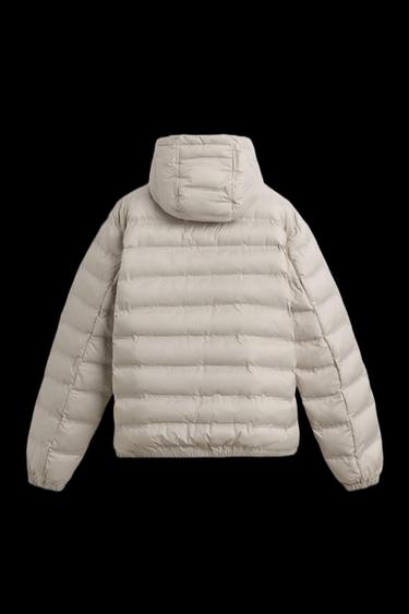 Zara LIGHTWEIGHT WATER REPELLENT PUFFER JACKET - Stone