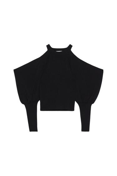 OFF-THE-SHOULDER SWEATER