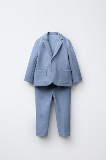 TOTAL LOOK COMFORT SUIT BLAZER AND TROUSERS - MID PINK GOLD by Zara - Image 0