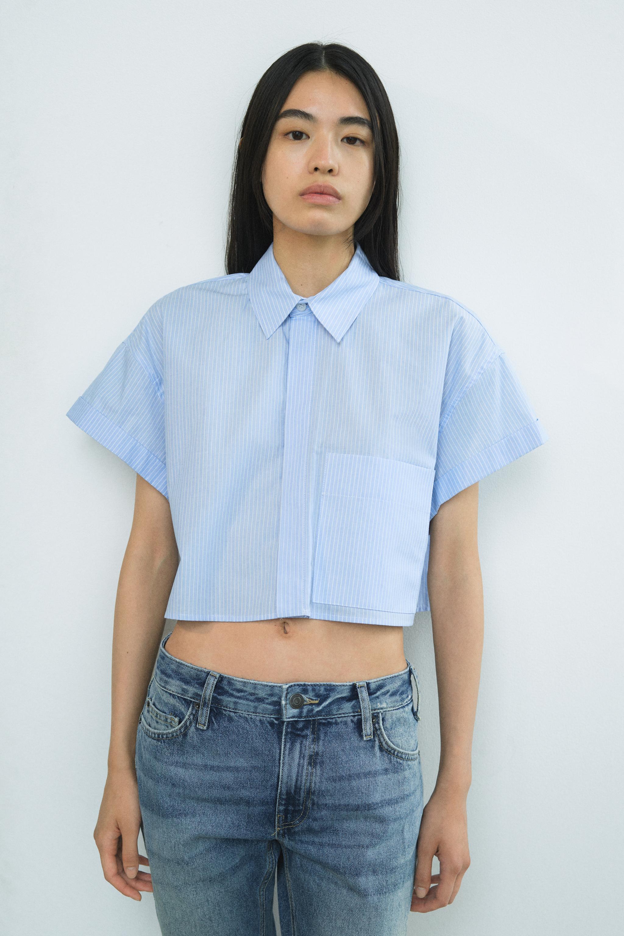 レディースポプリンシャツ | ZARA 日本
