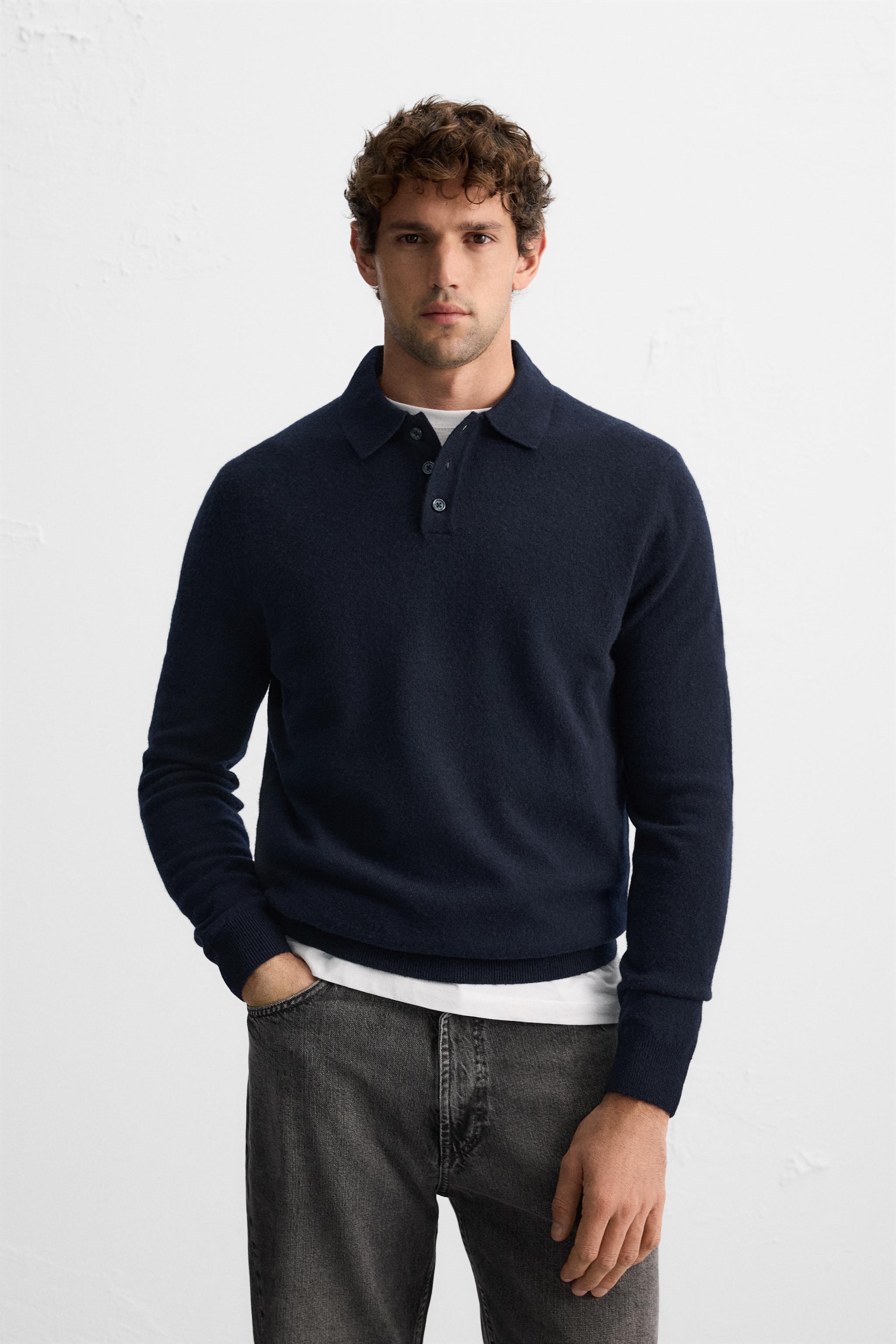 Men s Long Sleeve Polo Shirts Online Sale ZARA United States