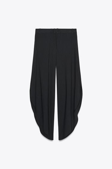 PINSTRIPED TROUSERS WITH VENTS ZW COLLECTION - striped by Zara - Image 8