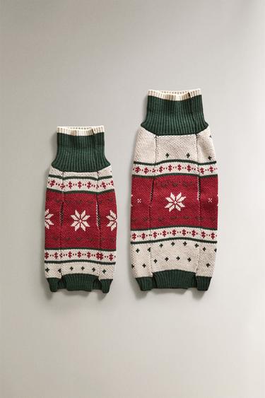 PULL NOËL POUR ANIMAUX DE COMPAGNIE - Vert de Zara - Image 4