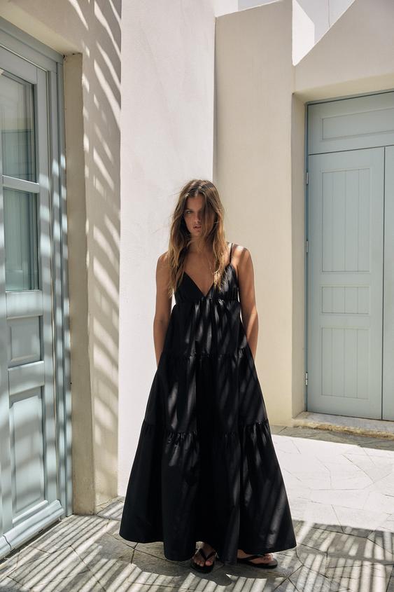 Maxi Jurken Zara Nieuwe Collectie Jurken Zara Dames Jurken Nieuwe