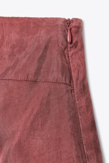 ASYMMETRIC BANDEAU TOP - Burgundy by Zara - Image 7