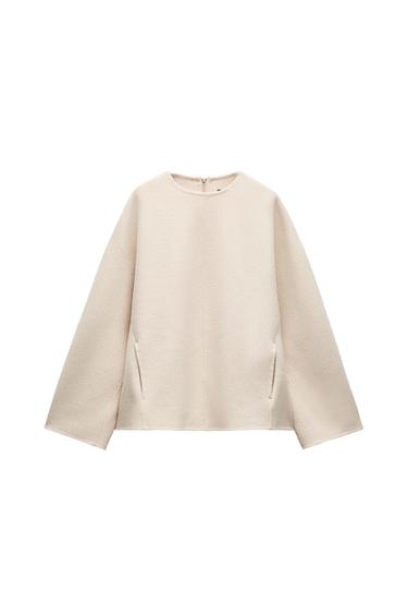 ZW COLLECTION WOOL BLEND TOP