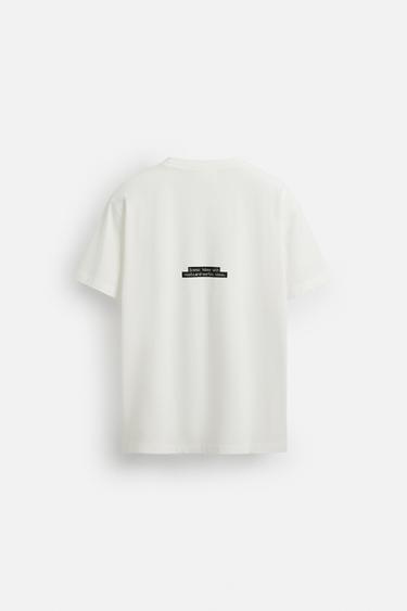 PHOTOGRAPHIC PRINT T-SHIRT - Oyster-white by Zara - Image 7
