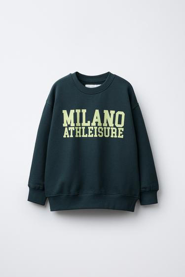 FELPA VARSITY - Petrolio di Zara