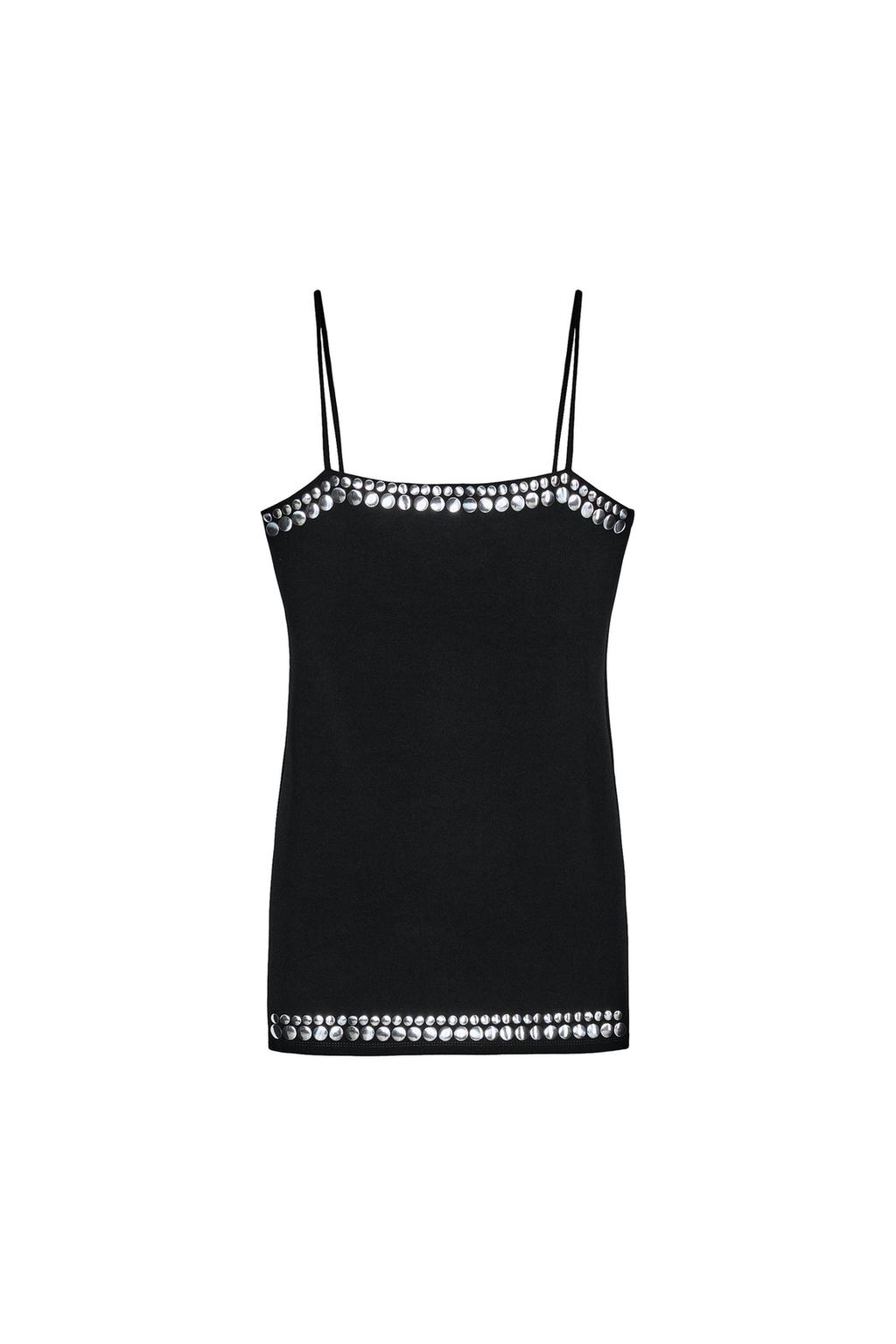STUDDED MINI DRESS - image 3