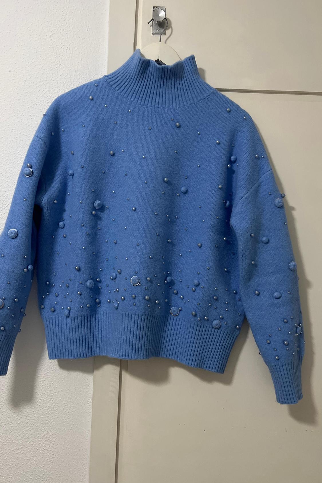 SEQUIN KNIT SWEATER
