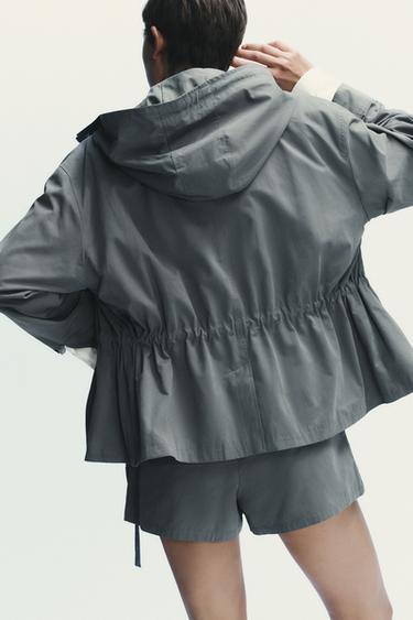 HOODED JACKET - Mid-grey by Zara - Image 5