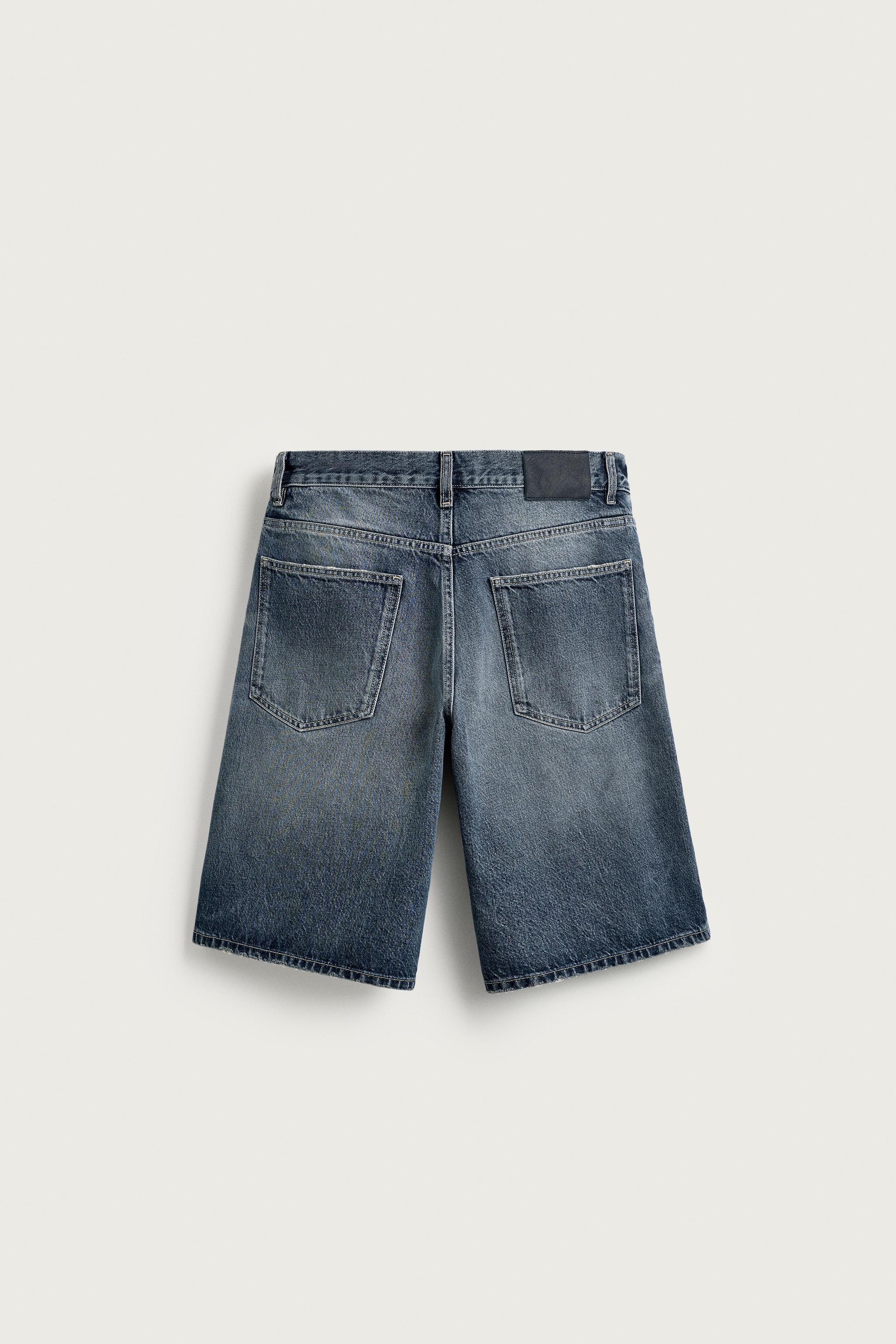 BERMUDA EN JEAN RELAXED FIT