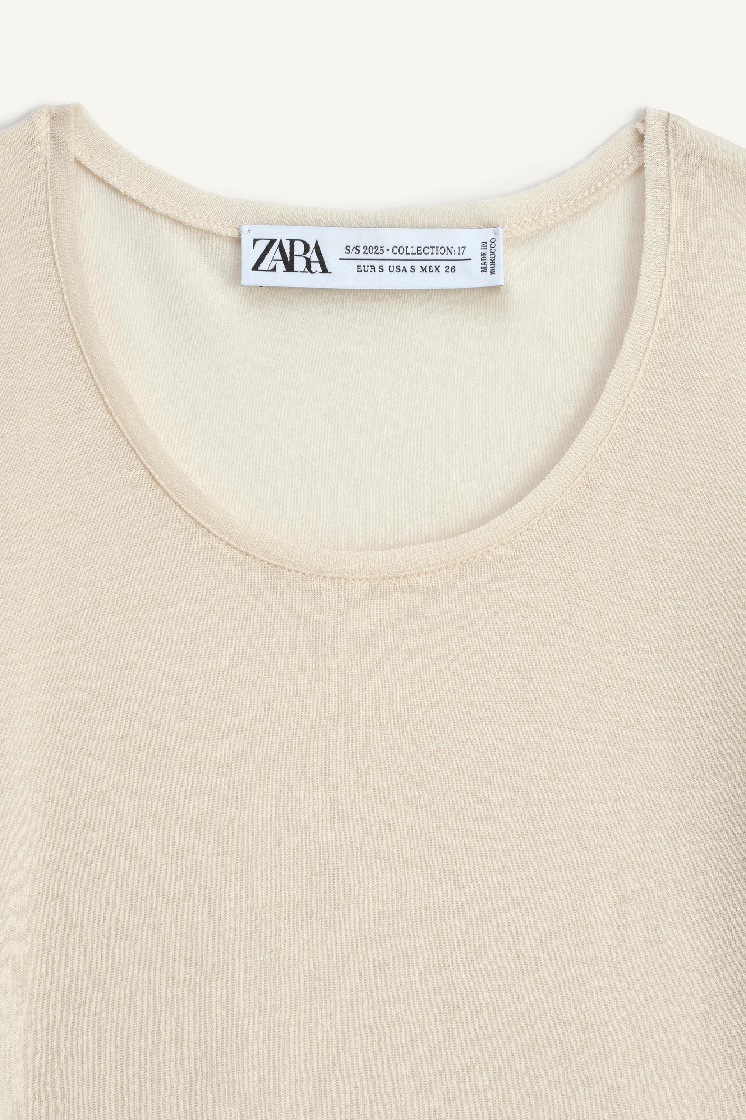 SUPIMA® COTTON T-SHIRT - LIMITED EDITION - Ecru | ZARA Australia