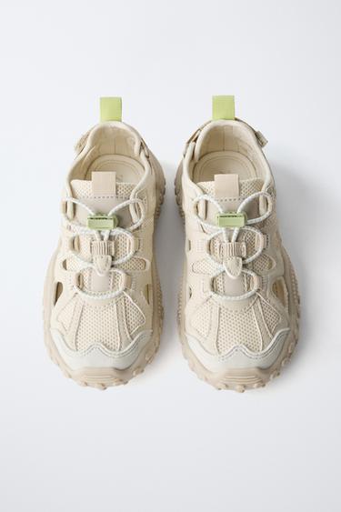 OPEN TRAINERS - Ecru White by Zara - Image 4