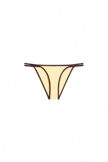 Contrast bikini bottoms — Yellow 1