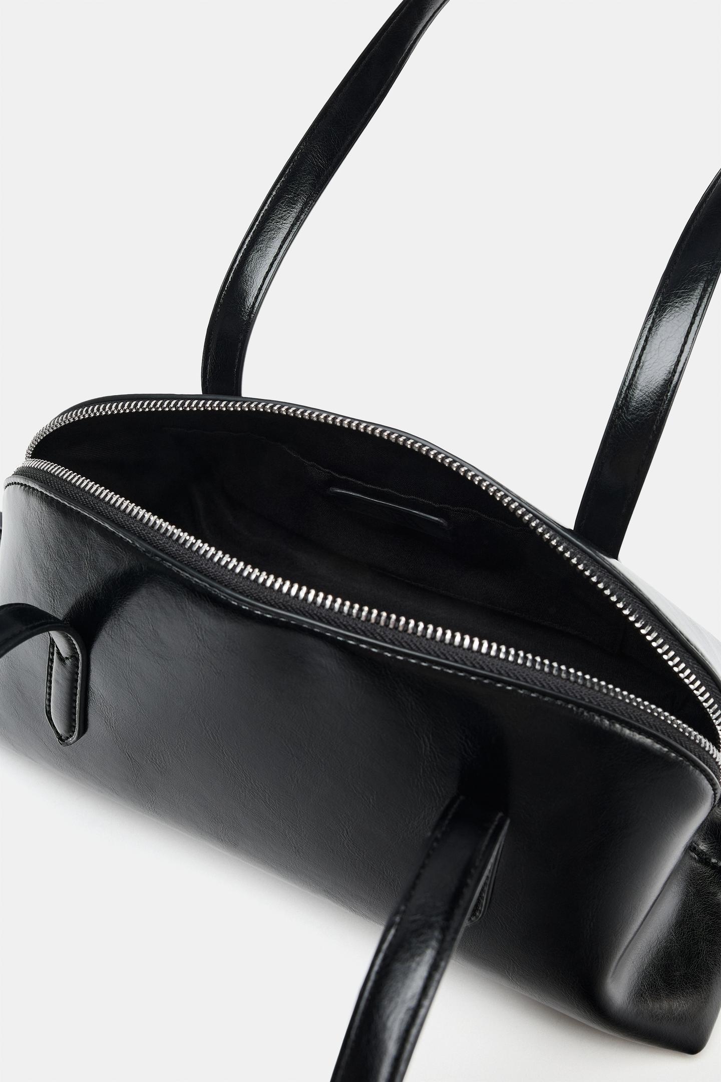 Женская сумка Zara Shoulder, цвет: Чёрный — фото 5