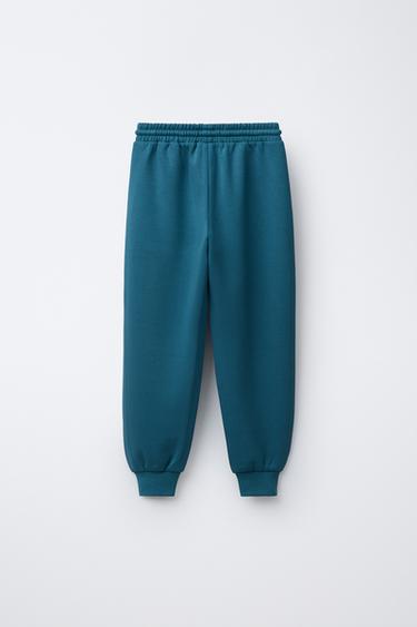 SPORTY LOGO JOGGERS - Bluish by Zara - Image 1