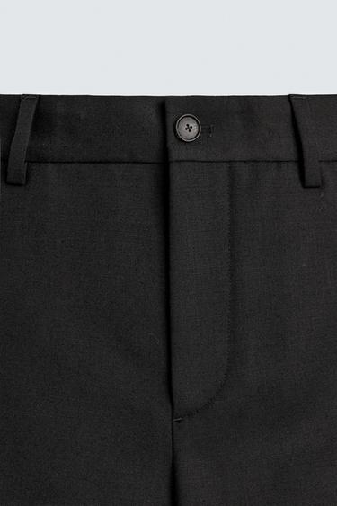 LIMITED EDITION SUIT TROUSERS - Black by Zara - Image 8