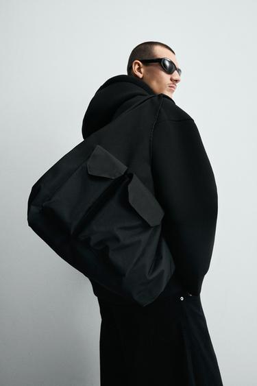 SHOPPER KABELKA S MNOHÝMI VRECKAMI - Čierna zn. Zara