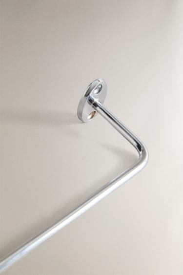 SILVER METAL TOWEL RACK - Silver by Zara - Image 2