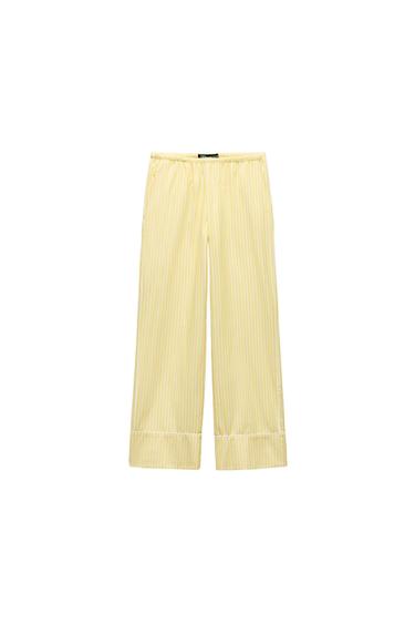 STRIPED PYJAMA STYLE TROUSERS