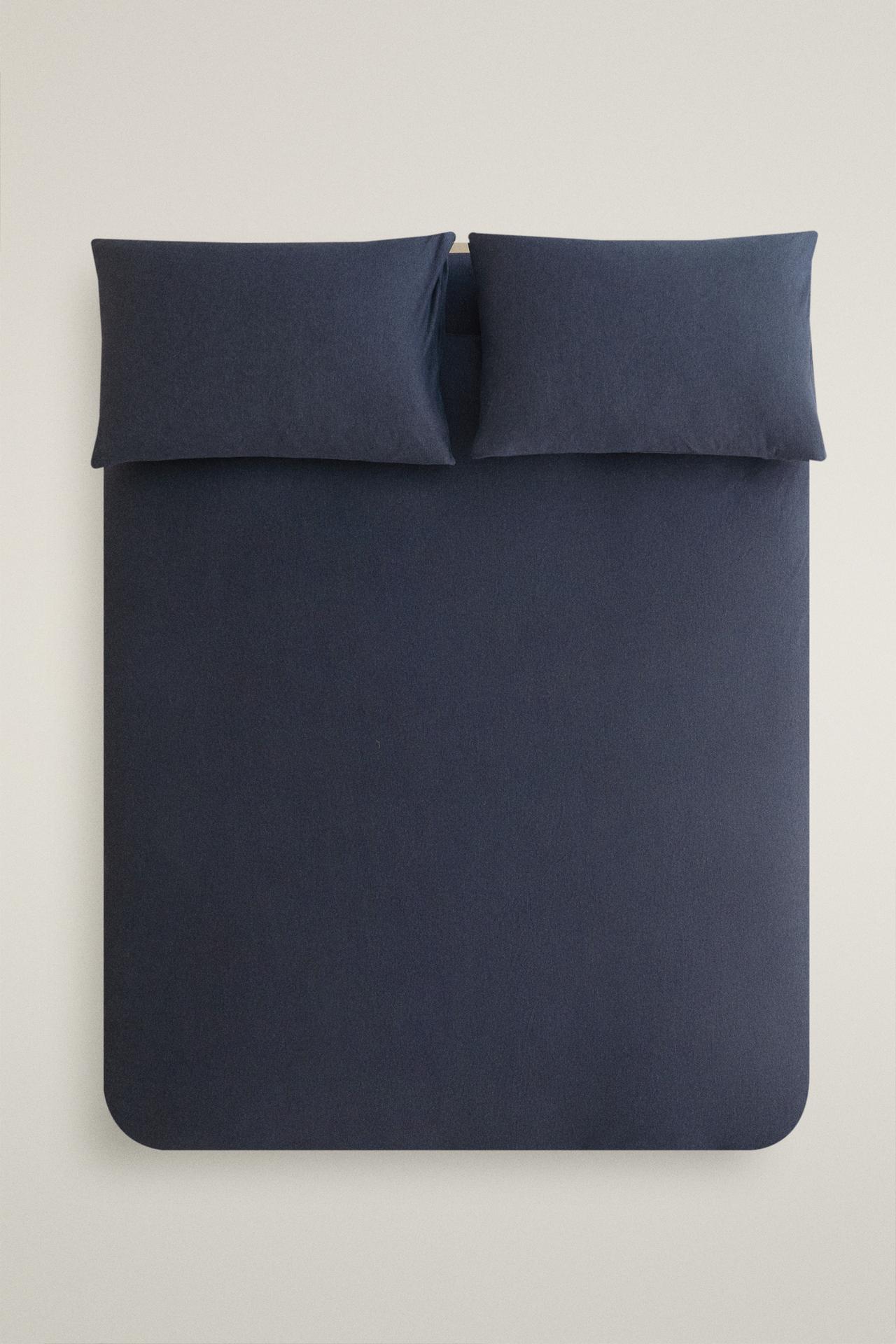 PLAIN COTTON JERSEY DUVET COVER
