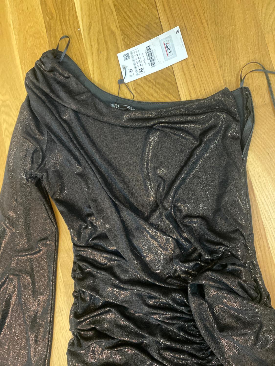 ASYMMETRIC DRESS WITH RHINESTONES - Image 8