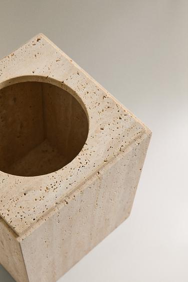 POUBELLE DE SALLE DE BAIN EN MARBRE BEIGE - Beige de Zara - Image 2