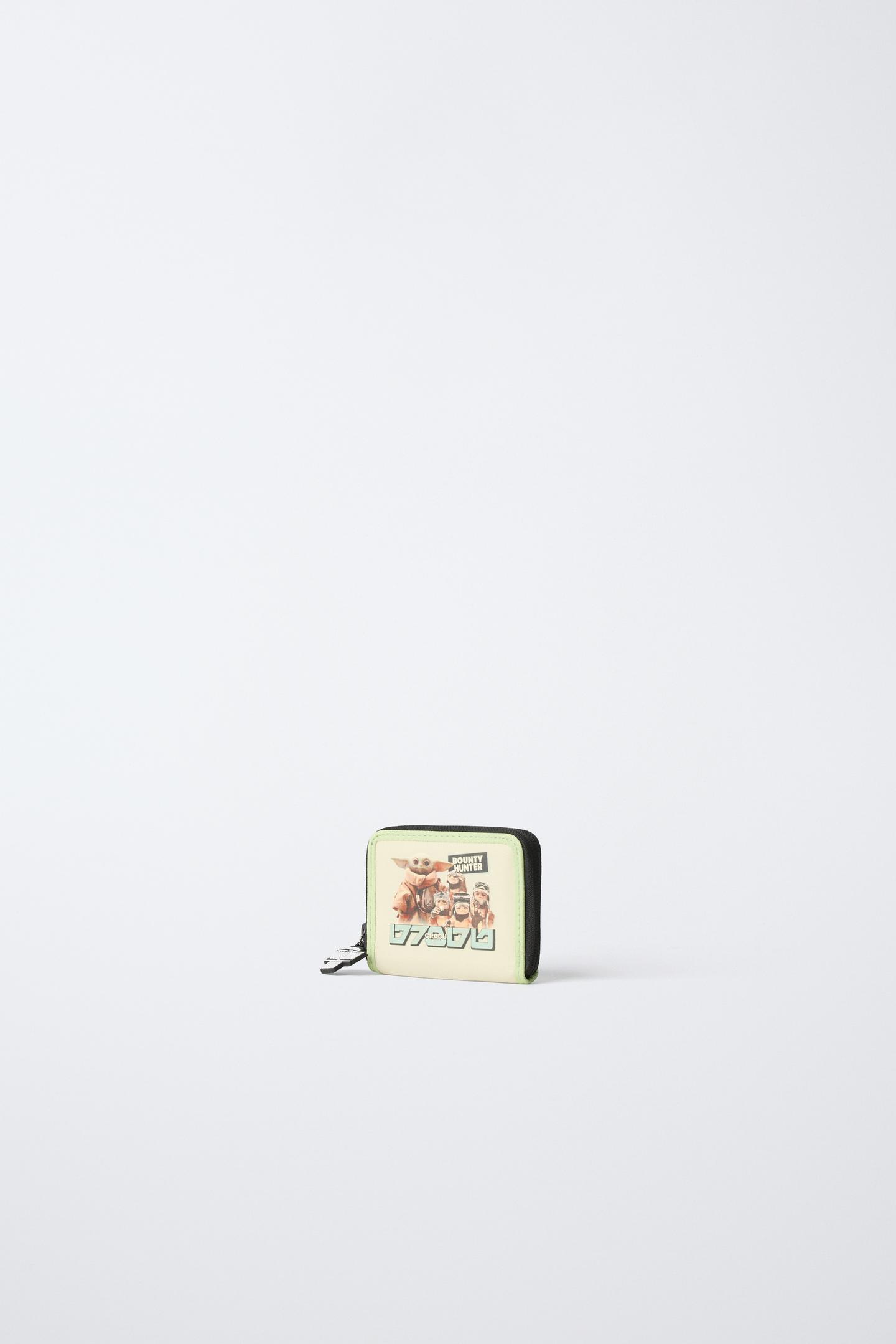 Детский кошелёк Zara Star Wars the Mandalorian © Disney Wallet, цвет: Коричневый — фото 2