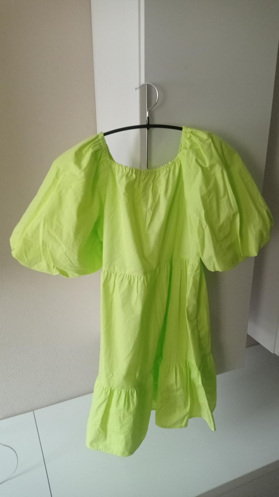 VOLUMINOUS POPLIN DRESS - Image 2