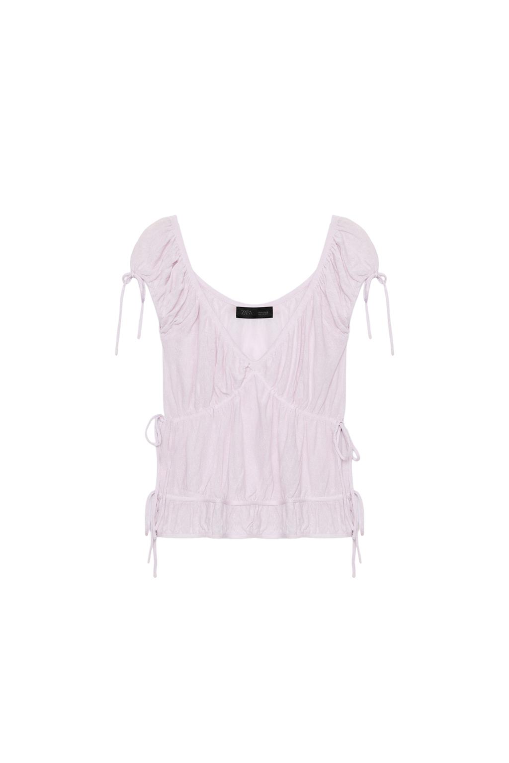 ROMANTIC TIE TOP - image 3