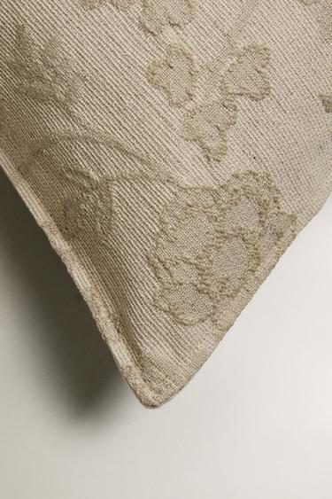 HOUSSE DE COUSSIN JACQUARD - Gris de Zara - Image 1