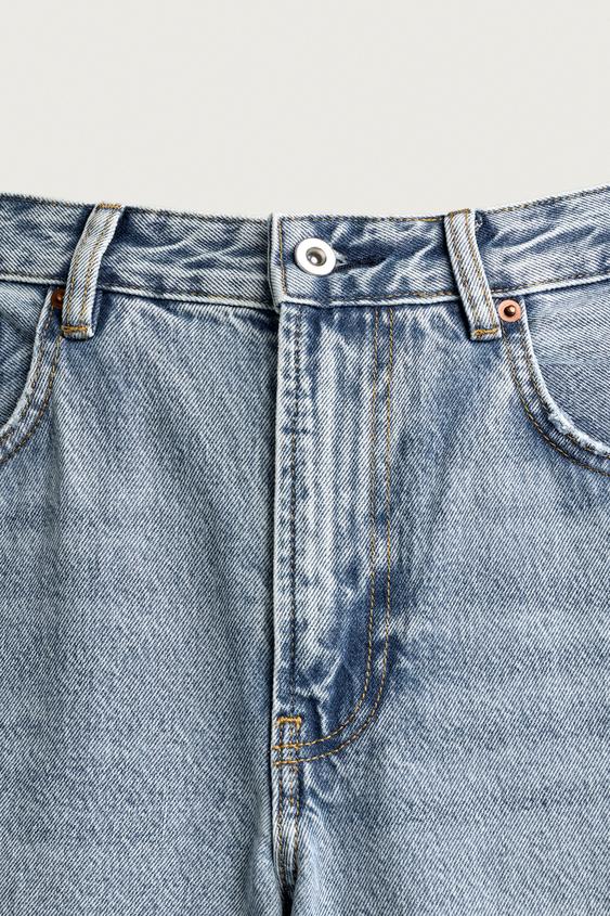 JEAN FLARE DÉCHIRÉ - Bleu clair de Zara - Image 7
