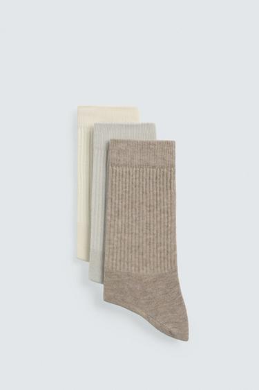 3-PACK OF RIBBED SOCKS - various by Zara - Image 1