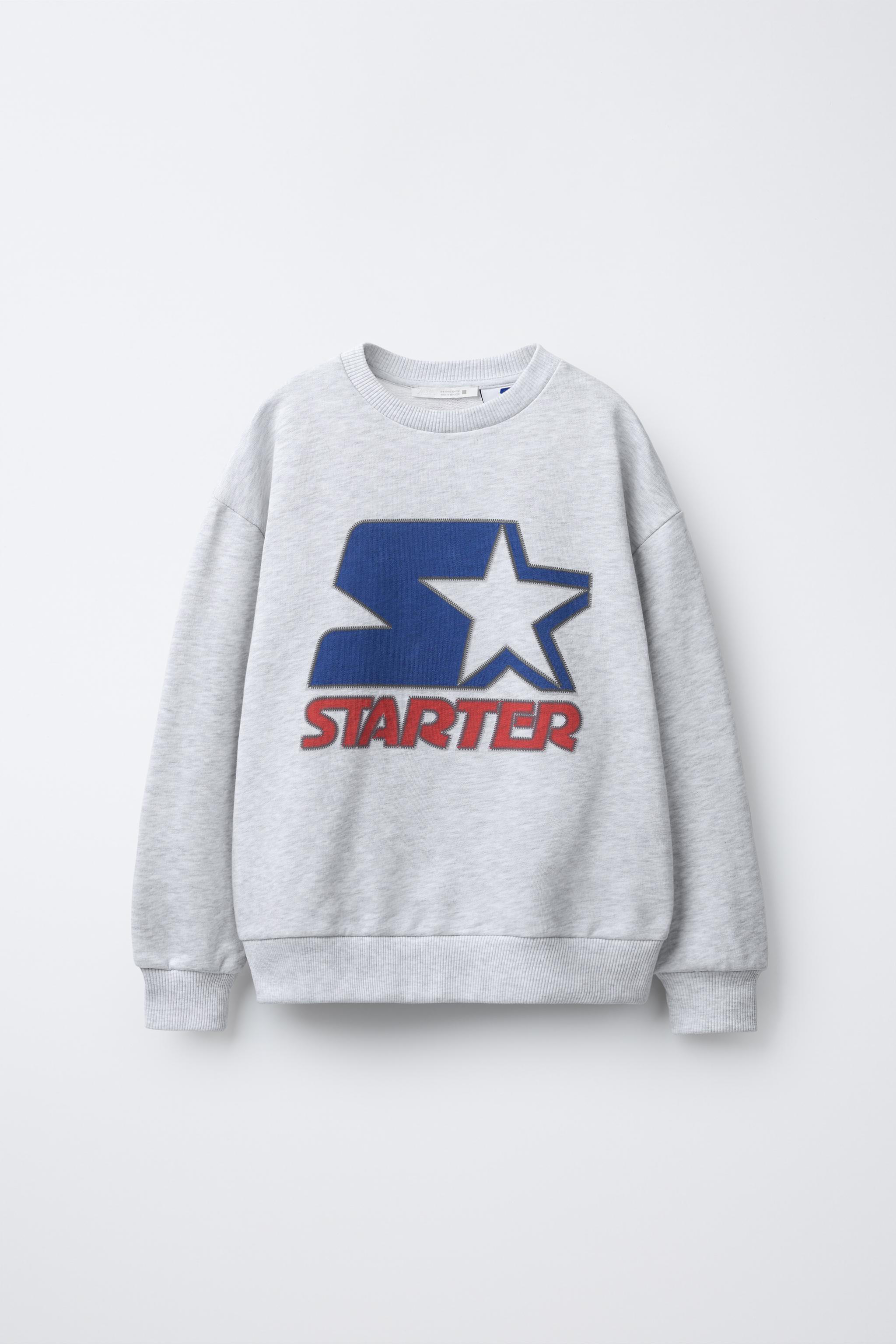 STARTER ® PRINTED SWEATSHIRT - Gray marl | ZARA United States