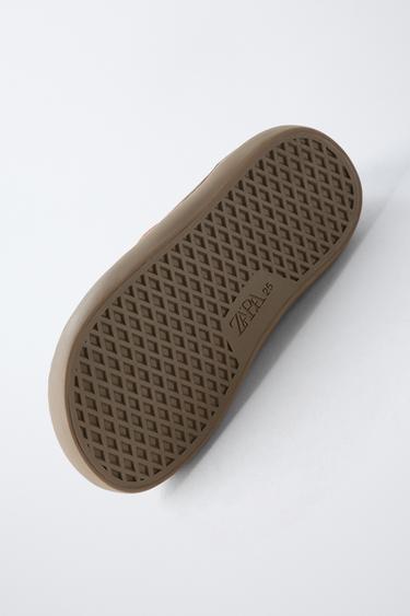 ZARA TIMELESS - LEATHER PLIMSOLLS - Brick by Zara - Image 6