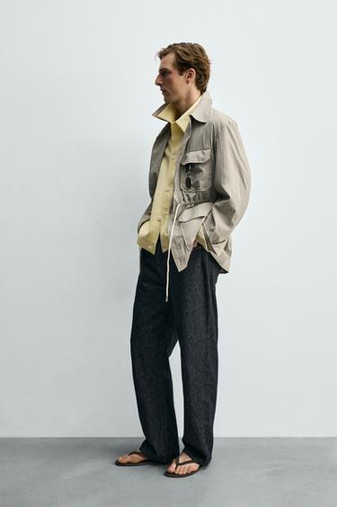 LIGHTWEIGHT TECHNICAL PARKA - Light beige by Zara - Image 3