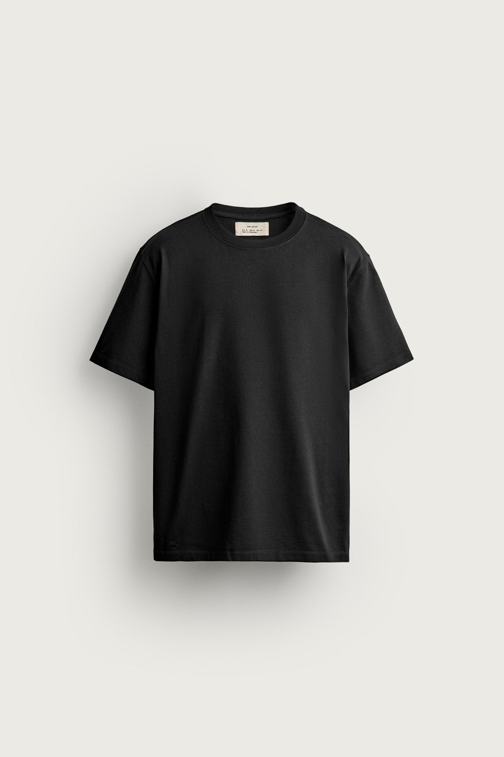 SHORT SLEEVE HEAVYWEIGHT T-SHIRT — Black