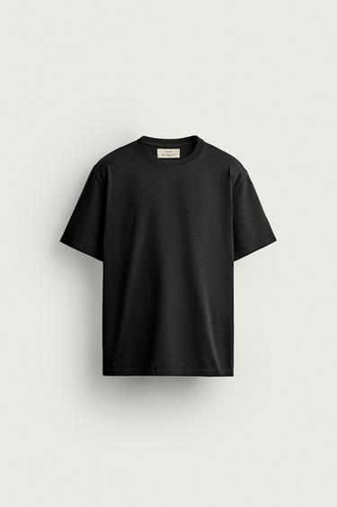 CAMISETA HEAVYWEIGHT MANGA CORTA - Negro de Zara