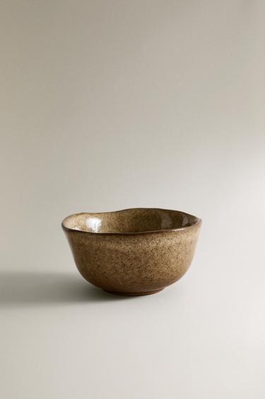 EARTHENWARE SNACK BOWL - Beige by Zara