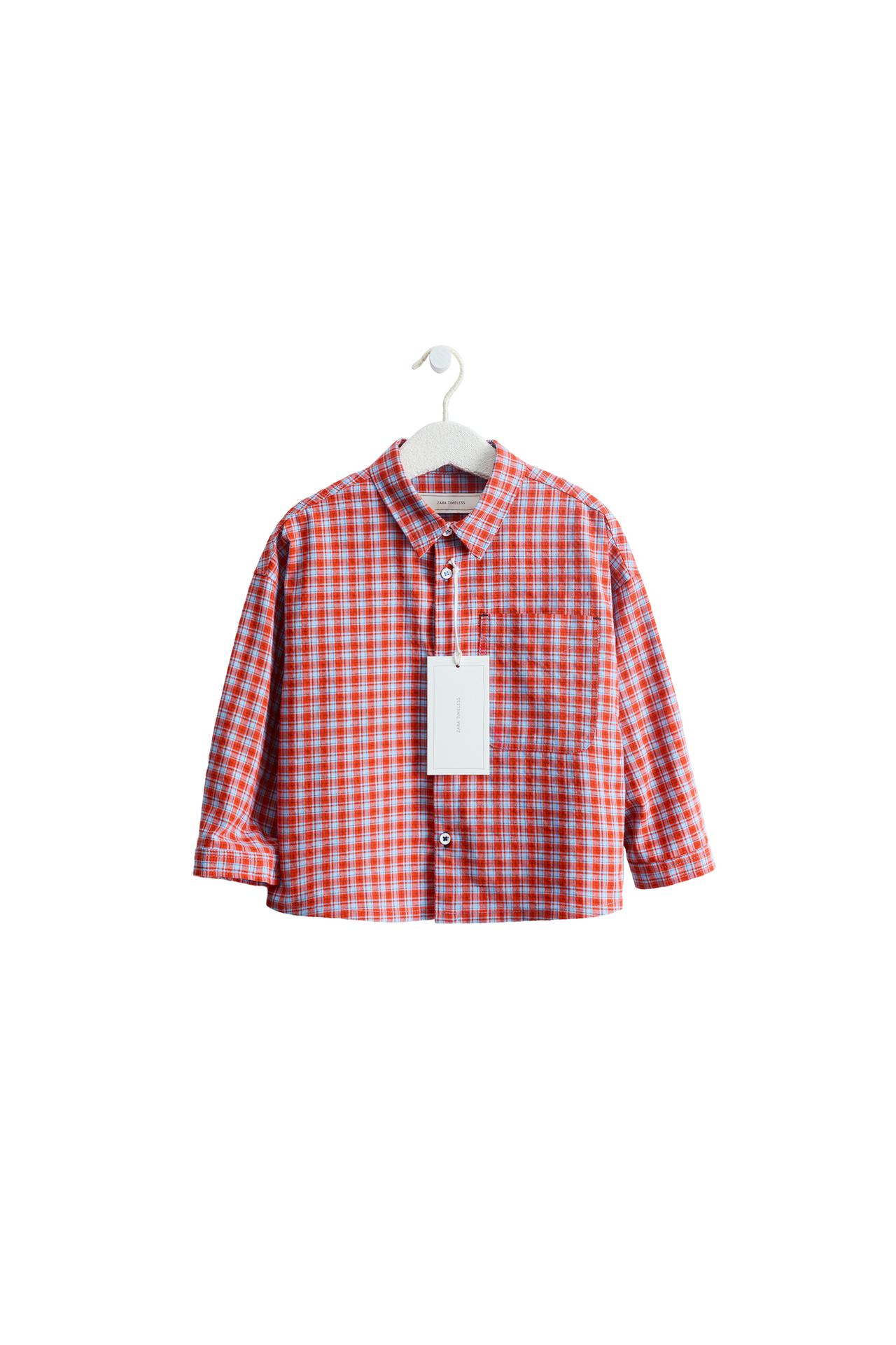 ZARA TIMELESS - РУБАШКА В КЛЕТКУ